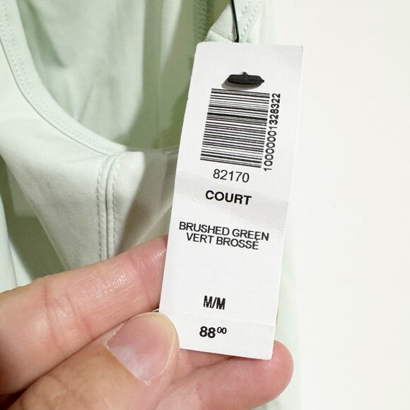 TNACTION women’s medium brushed green court dress mini sleeveless - Picture 3 of 5